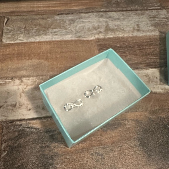 Park Lane Silver Infinite Earrings - Picture 3 of 3